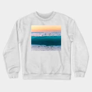 Blue ocean waves Crewneck Sweatshirt